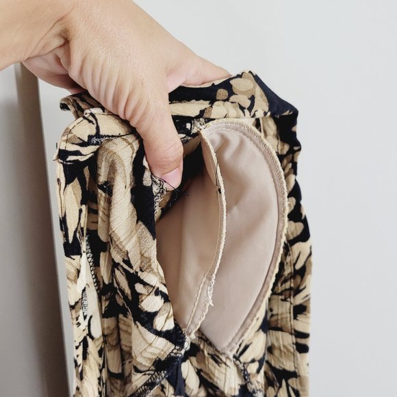 Alfred Dunner Vintage Hawaiian Short Sleeve Blouse Pads Top Button Front Retro - Picture 12 of 12